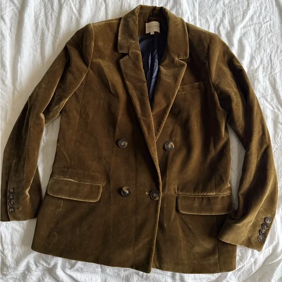 Sezane Olive Christie Jacket Size 36 - Picture 8 of 9
